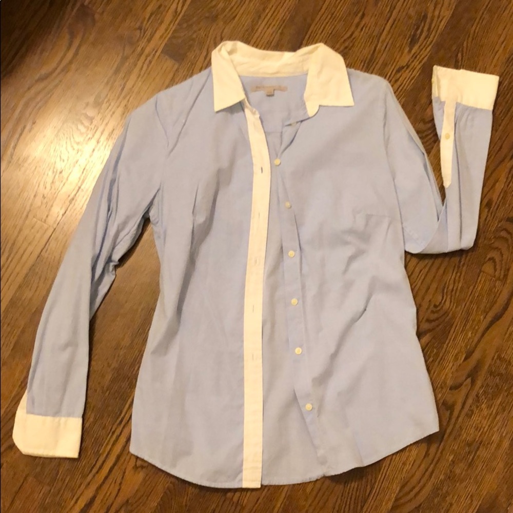 Blue with White Trim Gap Shirt